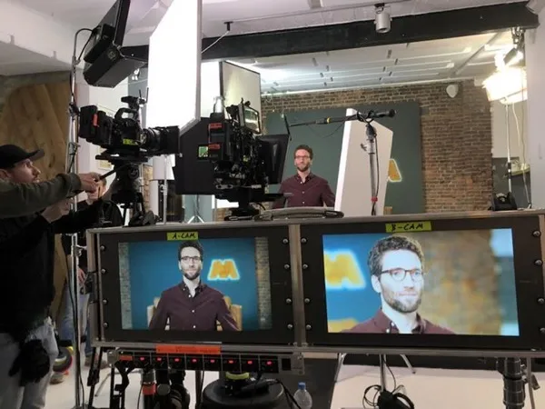 Fig. 3: Shooting in cinema quality