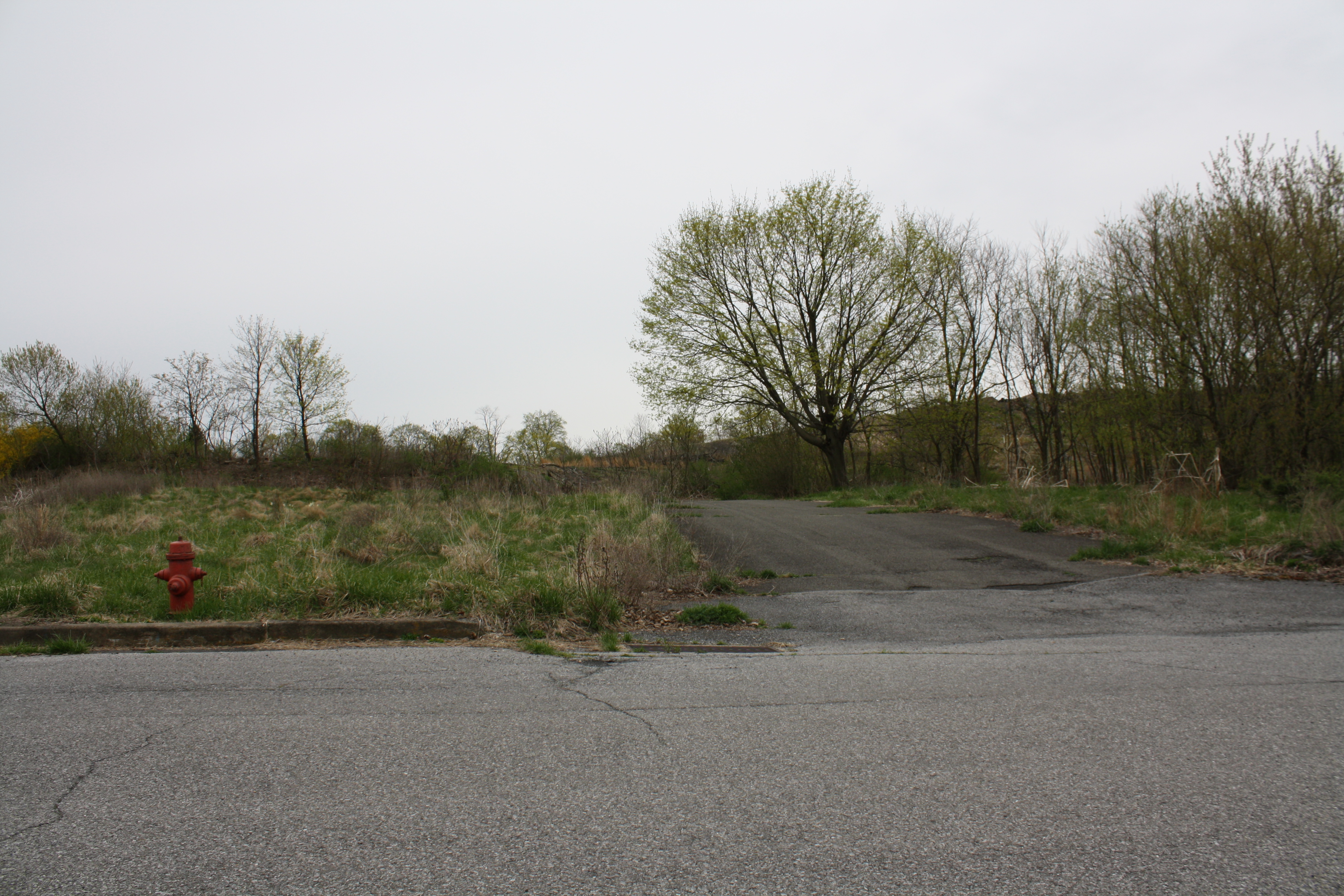 A fire hydrant remains.